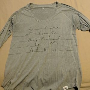 IO gray shirt size large only worn once